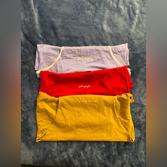 Youngla bundle of 3 gym tank tops - Picture 1 of 8